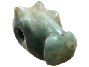 Hroší hlava - 12.dynastie (cca. 1981–1802 př.n.l.); beryl