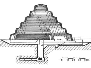 Džoserova pyramida podle Lauera