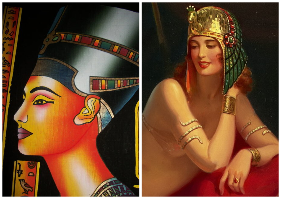 Líčení očí - starověký Egypt