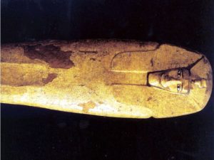 Pozlacená dřevěná rakev Antefa I.